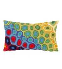 Trans Ocean Pillow Visions III Abstract 100% Polyester Handmade 4127